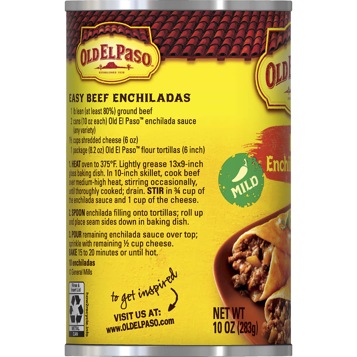 Enchilada SauceMild Red 10oz Mexican Sauces Old El Paso